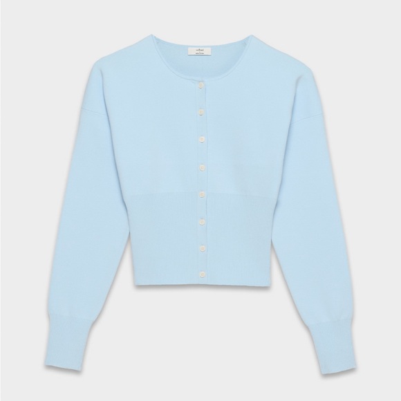 NEW with Tags Aritiza Golightly Sweater Cardigan Villa Blue NWT